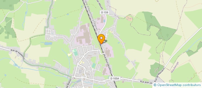 localisation de l'entreprise MADAME CHRISTELLE DELCROIX  FEIGNIES