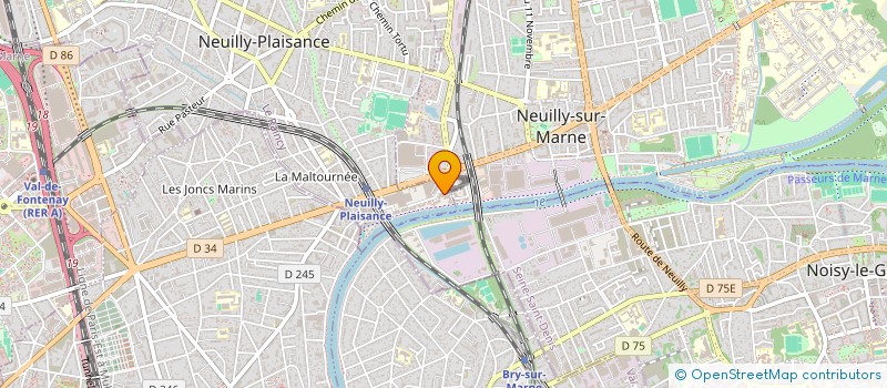 localisation de l'entreprise MADAME CHRISTELLE DELFAU  NEUILLY-PLAISANCE