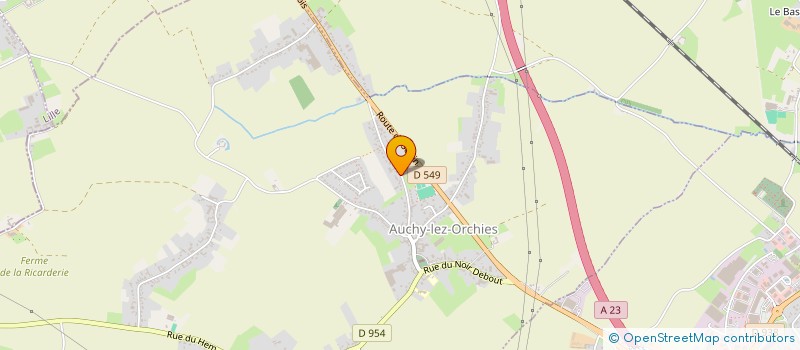 localisation de l'entreprise MADAME CHRISTELLE DELHAYE  AUCHY-LEZ-ORCHIES