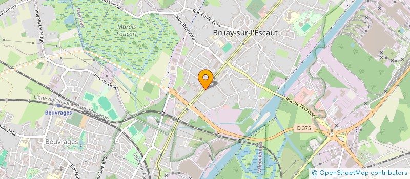 localisation de l'entreprise MADAME CHRISTELLE DELHAYE  BRUAY-SUR-L'ESCAUT