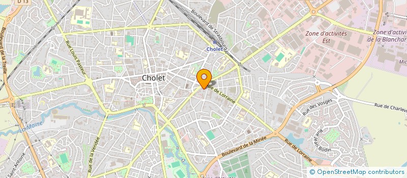localisation de l'entreprise MADAME CHRISTELLE DELIAS à CHOLET