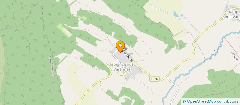 localisation de l'entreprise MADAME CHRISTELLE DELPECH à ARBIGNY-SOUS-VARENNES