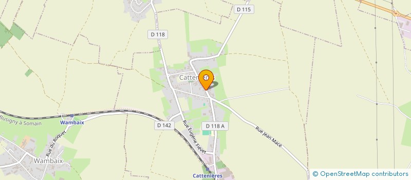 localisation de l'entreprise MADAME CHRISTELLE DELPIERRE à CATTENIERES