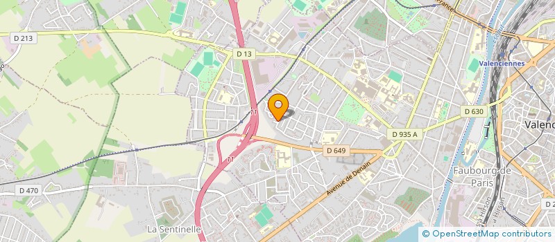localisation de l'entreprise MADAME CHRISTELLE DELSINNE à VALENCIENNES