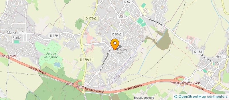 localisation de l'entreprise MADAME CHRISTELLE DELVILLE à BARLIN