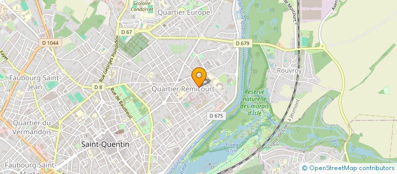 localisation de l'entreprise MADAME CHRISTELLE DEMARE à SAINT-QUENTIN