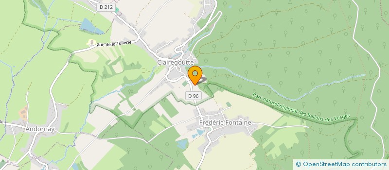 localisation de l'entreprise MADAME CHRISTELLE DEMOUGIN à CLAIREGOUTTE