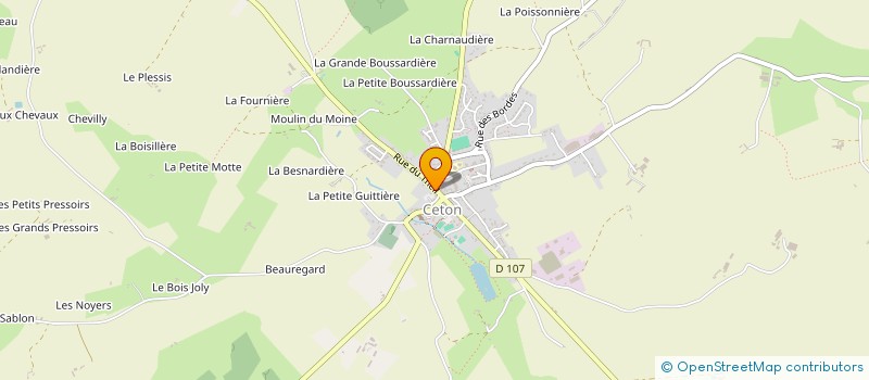 localisation de l'entreprise MADAME CHRISTELLE DENIS à CETON