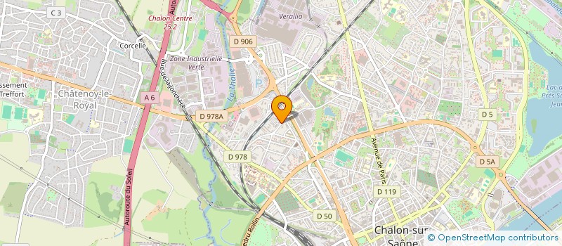 localisation de l'entreprise MADAME CHRISTELLE DESBOIS à CHALON-SUR-SAONE