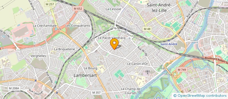 localisation de l'entreprise MADAME CHRISTELLE DESCHAMPS à LAMBERSART