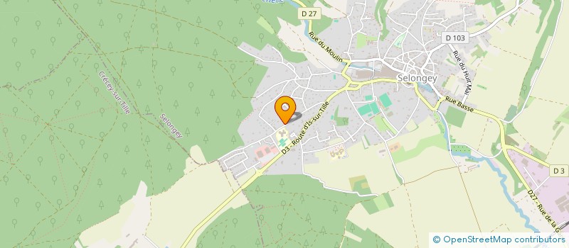 localisation de l'entreprise MADAME CHRISTELLE DESCHAMPS  SELONGEY