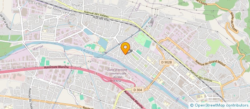 localisation de l'entreprise MADAME CHRISTELLE DESCHRYVER  CLUSES