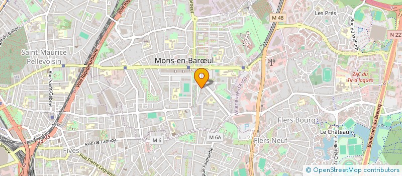 localisation de l'entreprise MADAME CHRISTELLE DESRUMAUX  MONS-EN-BARUL