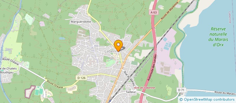 localisation de l'entreprise MADAME CHRISTELLE DESTRIBATS  SAINT-MARTIN-DE-SEIGNANX