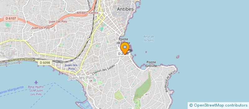 localisation de l'entreprise MADAME CHRISTELLE DETISTE à ANTIBES
