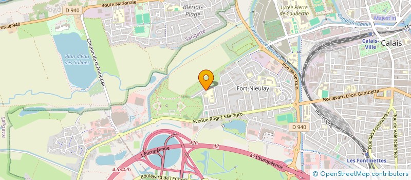 localisation de l'entreprise MADAME CHRISTELLE DEWET  CALAIS