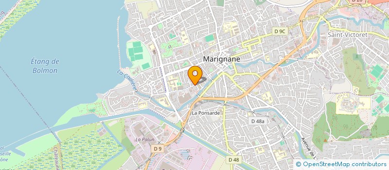 localisation de l'entreprise MADAME CHRISTELLE DI GIORGIO à MARIGNANE