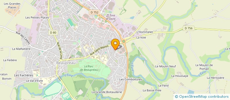 localisation de l'entreprise MADAME CHRISTELLE DIET à BEAUPREAU-EN-MAUGES