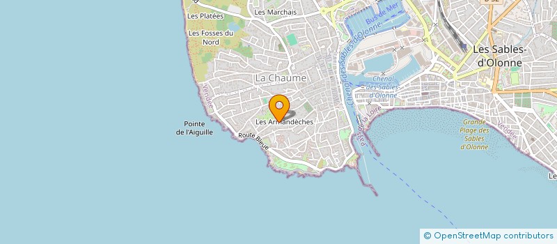 localisation de l'entreprise MADAME CHRISTELLE DION à LES SABLES D'OLONNE