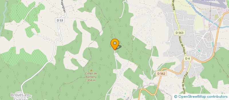 localisation de l'entreprise MADAME CHRISTELLE DJEBALI  FAYENCE