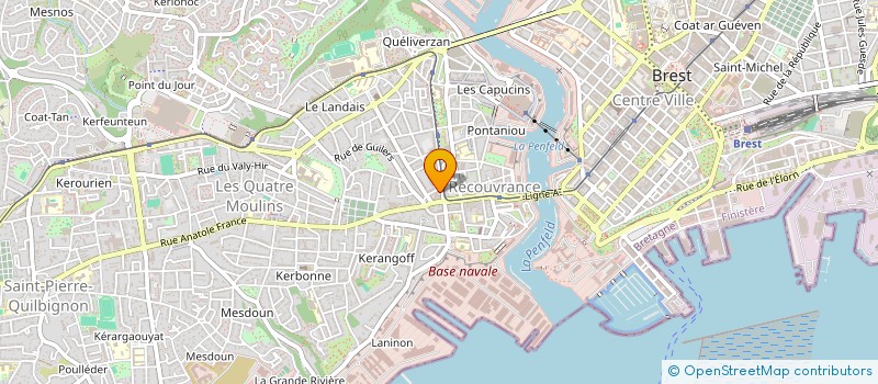 localisation de l'entreprise MADAME CHRISTELLE DONNIOU à BREST