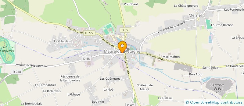 localisation de l'entreprise MADAME CHRISTELLE DORE  VAL D'ANAST