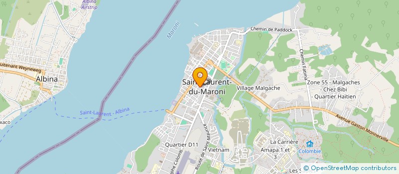localisation de l'entreprise MADAME CHRISTELLE DOS RAMOS à SAINT-LAURENT-DU-MARONI