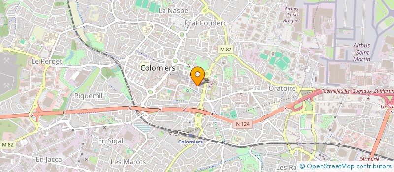 localisation de l'entreprise MADAME CHRISTELLE DOS SANTOS à COLOMIERS