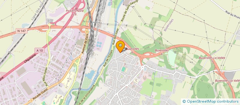 localisation de l'entreprise MADAME CHRISTELLE DOUCET  BUXEROLLES