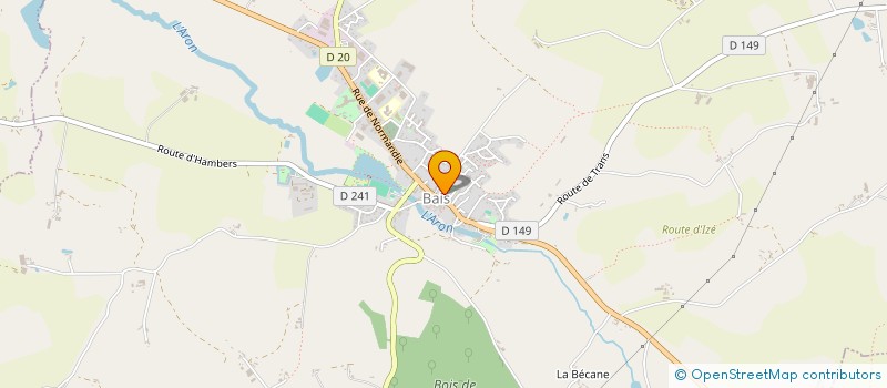 localisation de l'entreprise MADAME CHRISTELLE DOUIN  BAIS