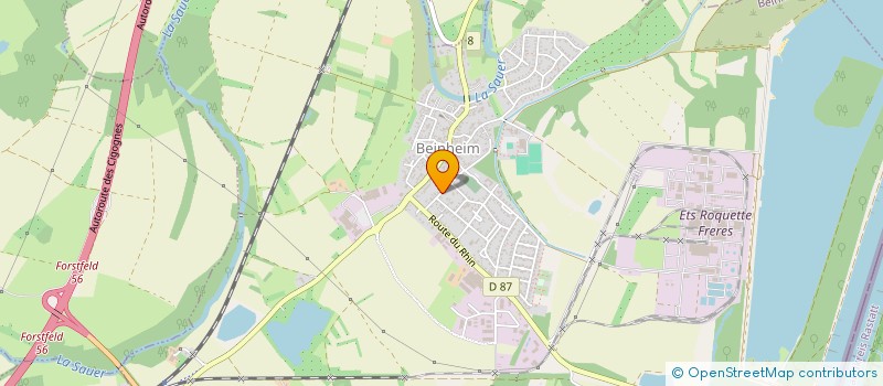 localisation de l'entreprise MADAME CHRISTELLE DRAPPIER  BEINHEIM