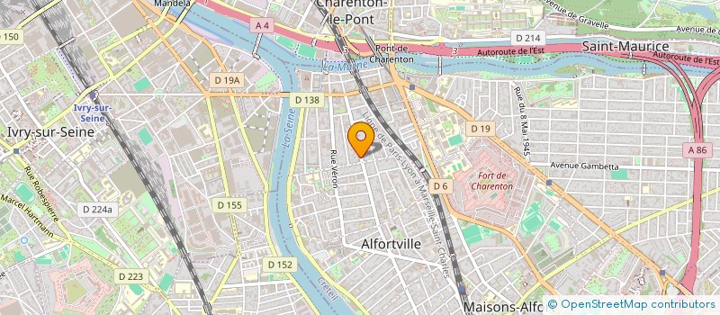 localisation de l'entreprise MADAME CHRISTELLE DROCOURT  ALFORTVILLE