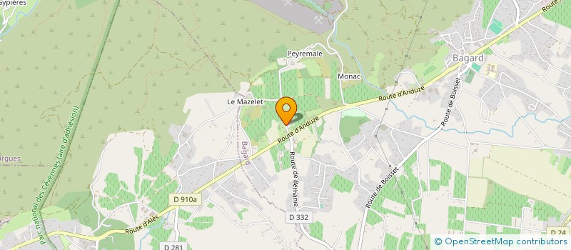 localisation de l'entreprise MADAME CHRISTELLE DRUBAY  BAGARD