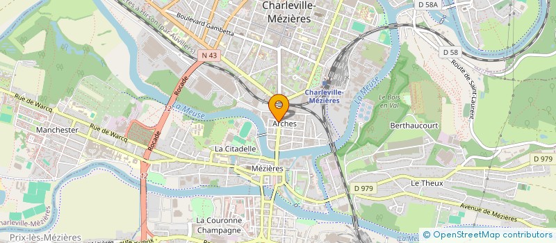 localisation de l'entreprise MADAME CHRISTELLE DUBOIS à CHARLEVILLE-MEZIERES