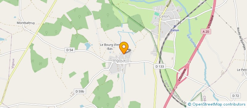 localisation de l'entreprise MADAME CHRISTELLE DUBOS  SAINT-SULPICE-LES-FEUILLES