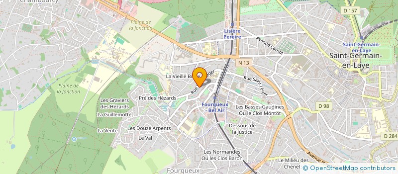 localisation de l'entreprise MADAME CHRISTELLE DUBOST à SAINT-GERMAIN-EN-LAYE