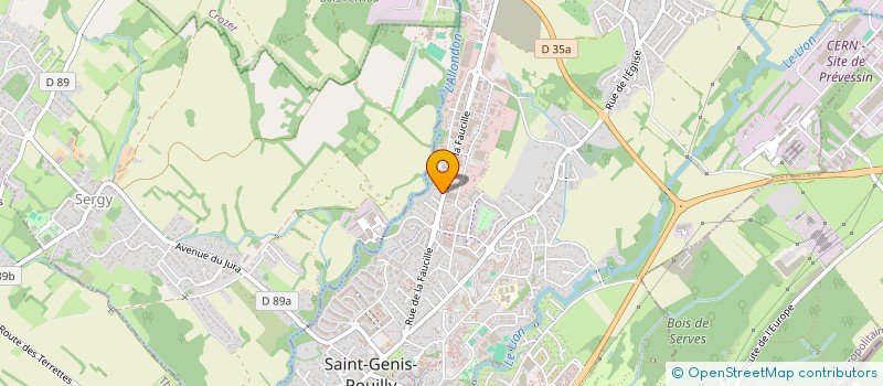 localisation de l'entreprise MADAME CHRISTELLE DUBOUCHET  SAINT-GENIS-POUILLY