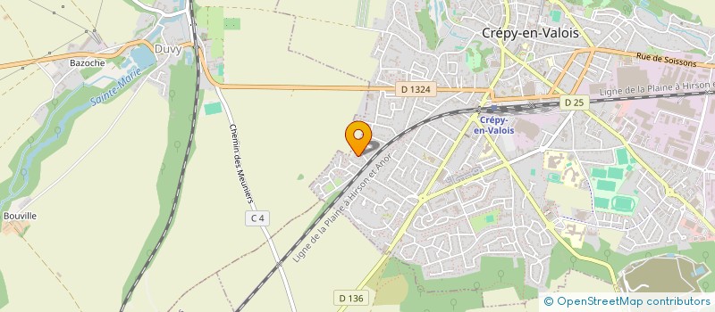 localisation de l'entreprise MADAME CHRISTELLE DUCHATEL  CREPY-EN-VALOIS