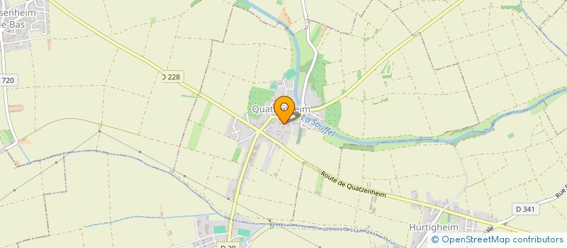 localisation de l'entreprise MADAME CHRISTELLE DULCK  QUATZENHEIM