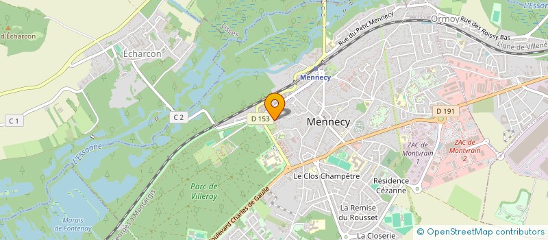 localisation de l'entreprise MADAME CHRISTELLE DUMEIGE à MENNECY