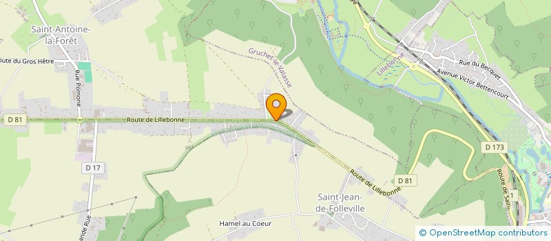 localisation de l'entreprise MADAME CHRISTELLE DUMOUCHEL  SAINT-ANTOINE-LA-FORET