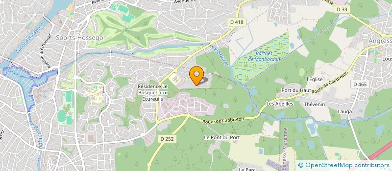 localisation de l'entreprise MADAME CHRISTELLE DUPIN  CAPBRETON