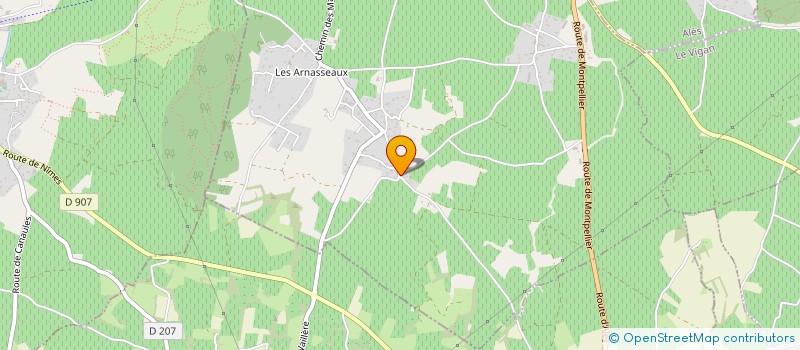 localisation de l'entreprise MADAME CHRISTELLE DURAND  CARDET