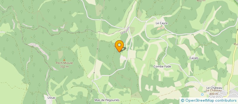 localisation de l'entreprise MADAME CHRISTELLE DURAND  CAJARC