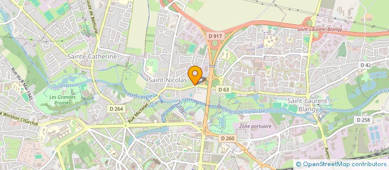 localisation de l'entreprise MADAME CHRISTELLE DURMORT  SAINT-NICOLAS