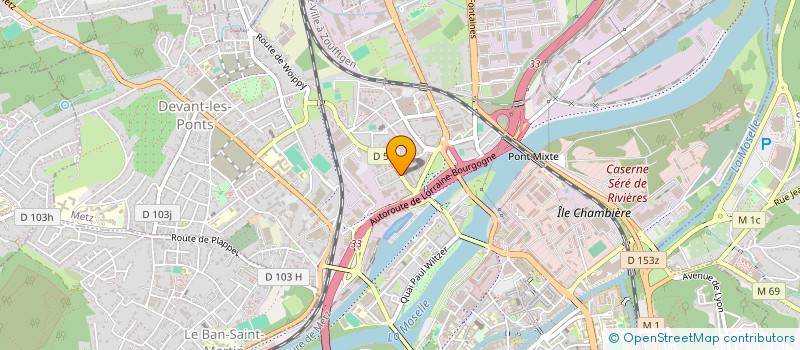 localisation de l'entreprise MADAME CHRISTELLE DUTHEUIL  METZ