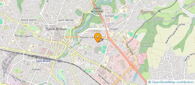 localisation de l'entreprise MADAME CHRISTELLE DUVAL à SAINT-BRIEUC