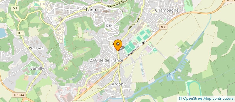 localisation de l'entreprise MADAME CHRISTELLE DUVERGER à LAON