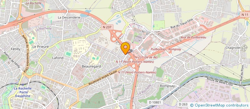 localisation de l'entreprise MADAME CHRISTELLE EGMANN  PUILBOREAU