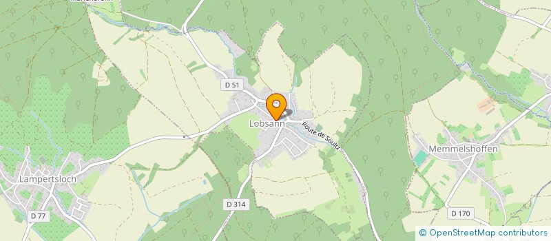 localisation de l'entreprise MADAME CHRISTELLE ERHART  LOBSANN